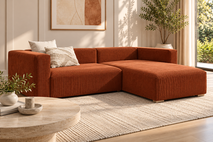 Modern L-Shaped Sectional Sofa with Chaise