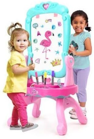 3-In-1 Fabstudio Vanity Easel For Kids - Pink/Blue