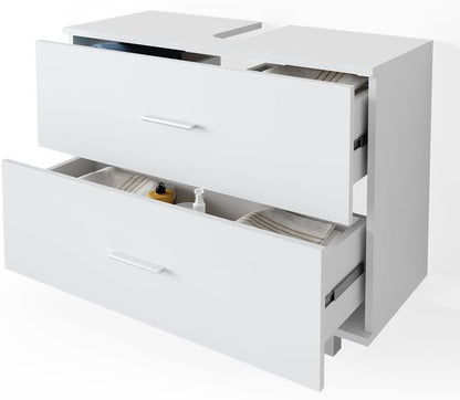 Vicco Ilias Vanity Unit, White, 80 x 60.8 cm