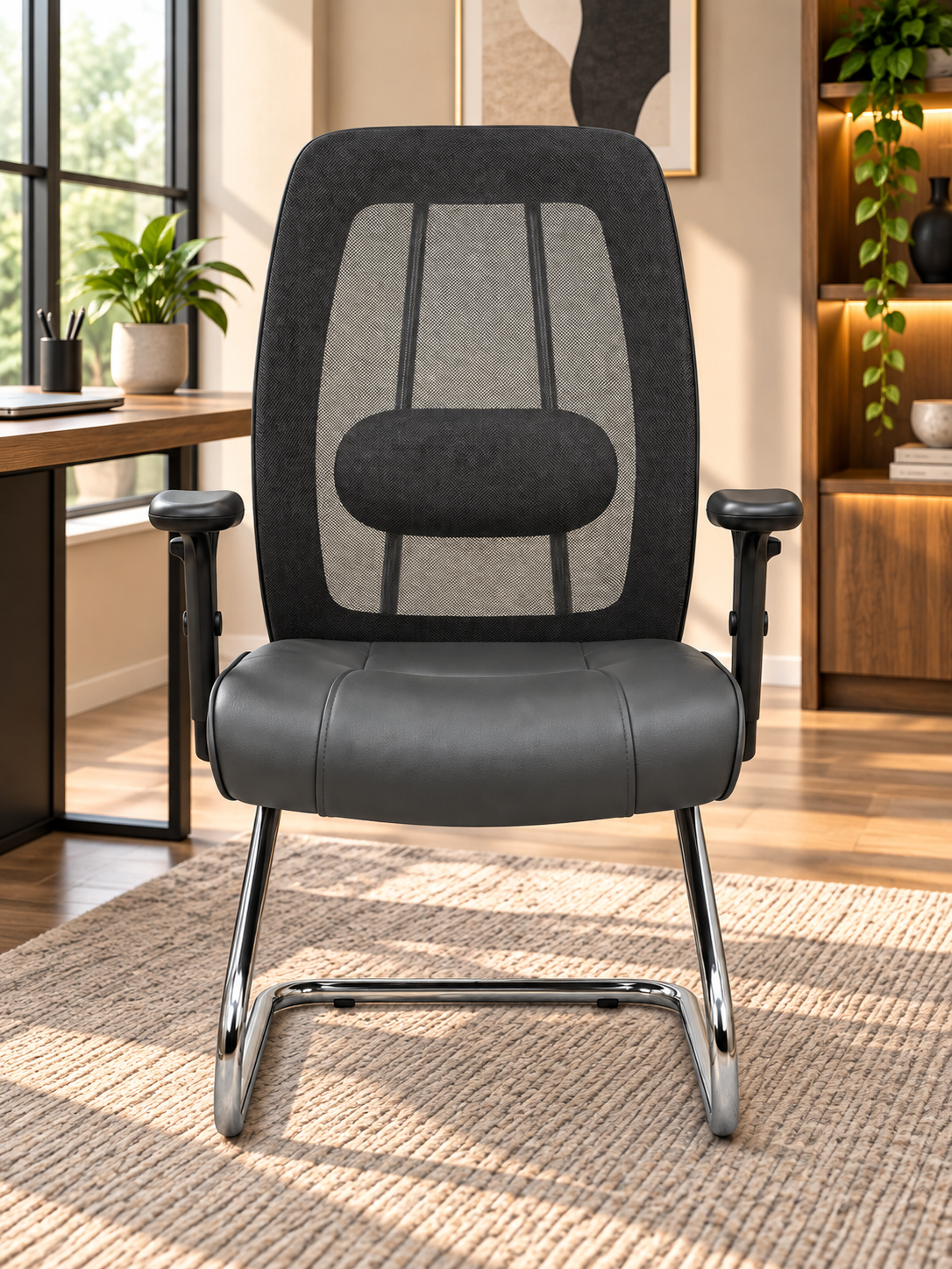 Modern Ergonomic Mesh Office Chair with Adjustable Armrests