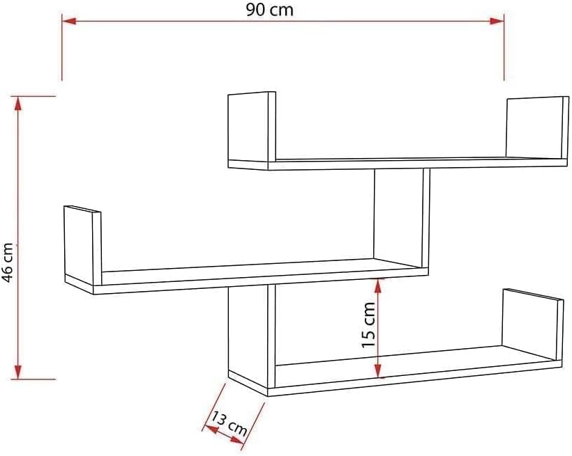 Other Modern Wall Shelves - Black - R_101