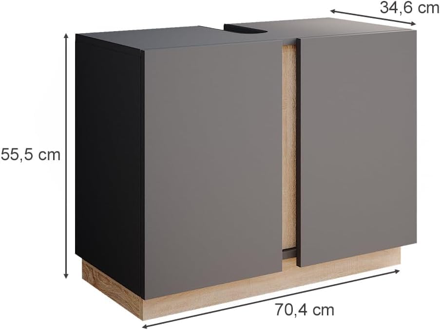 FurniFlex Gloria Vanity Unit Bathroom Cabinet