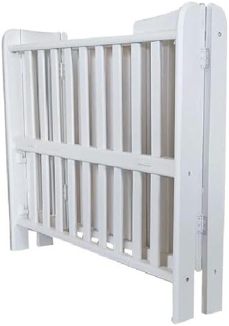 Beech Wood Baby Bed 3 Levels - White Up to 5 Years