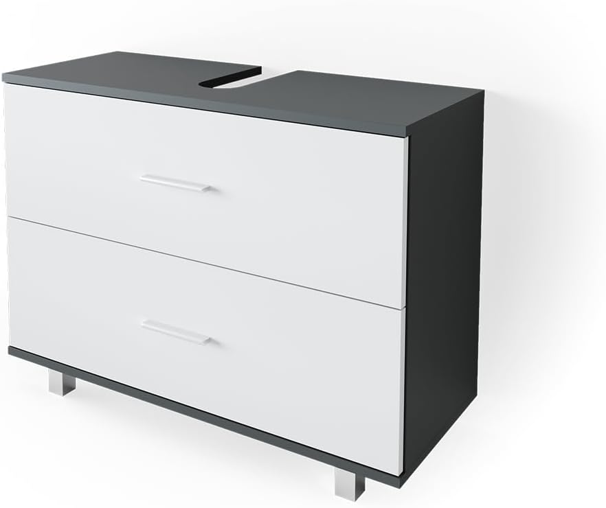 Vicco Ilias Vanity Unit 80 x 60.8 cm Anthracite/White