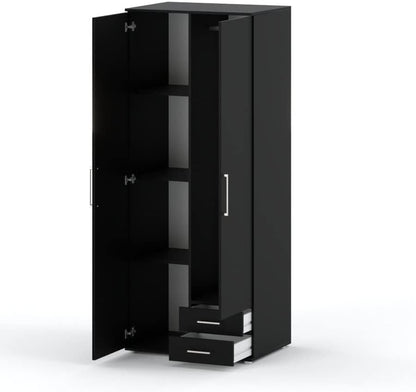 AZ-Home - Wardrobe Karol (Black,80 cm)