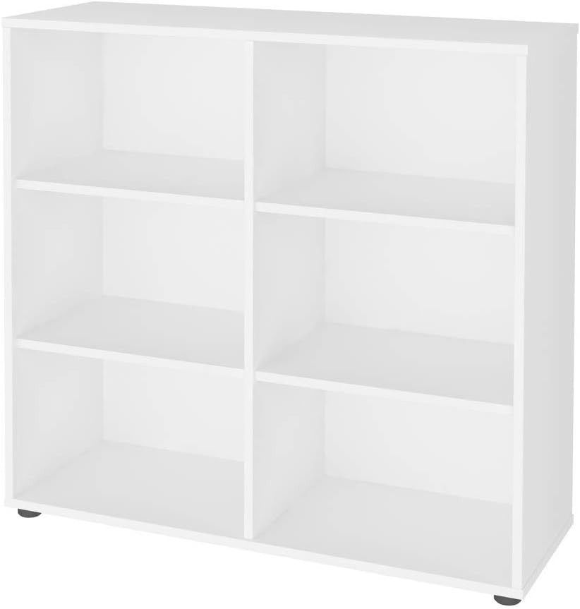 Artany Clean 864X812 Bookcase, White - W 86.4 cm x D 30 H 81.2 cm, 7899805408608, 1