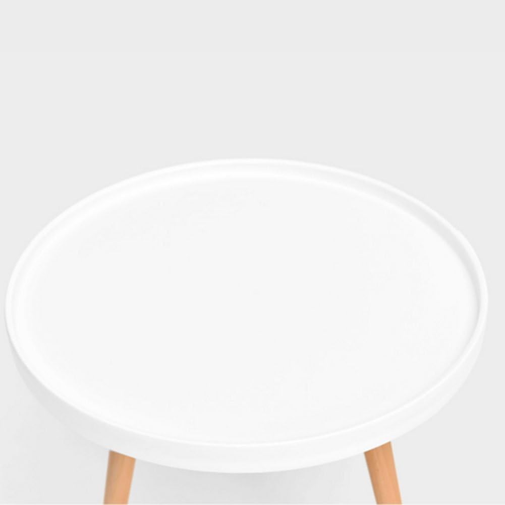 CHOUCHOU Durable Tables Desk Nightstand Coffee Side Sofa Tea Reading Writing Corner Office Leisure Living Room Kitchen (color : White),Colour:White (Color : White)