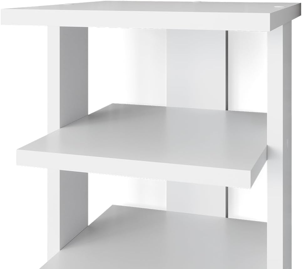 Vicco Sara Shoe Cabinet, White, 27 x 110 cm