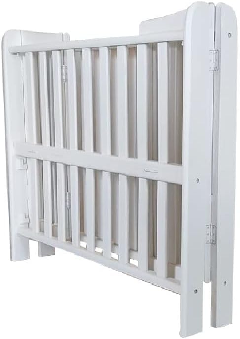 Beech Wood Baby Bed 3 Levels - White Up to 5 Years