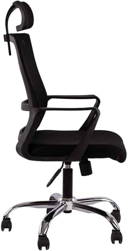 furvive furniture Steven Manager Office Chair, Black