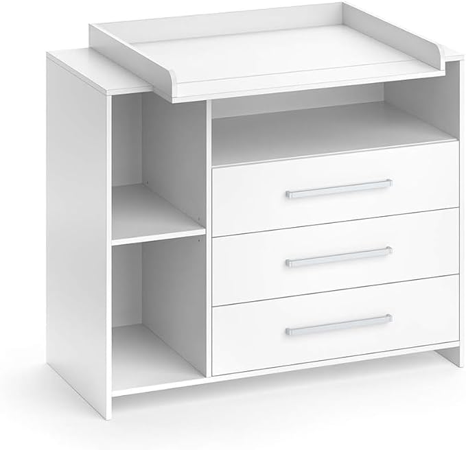 Modern Baby Changing Table with Storage