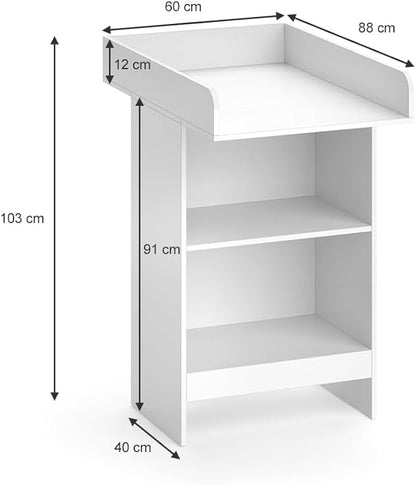 Leo Baby Changing Table White