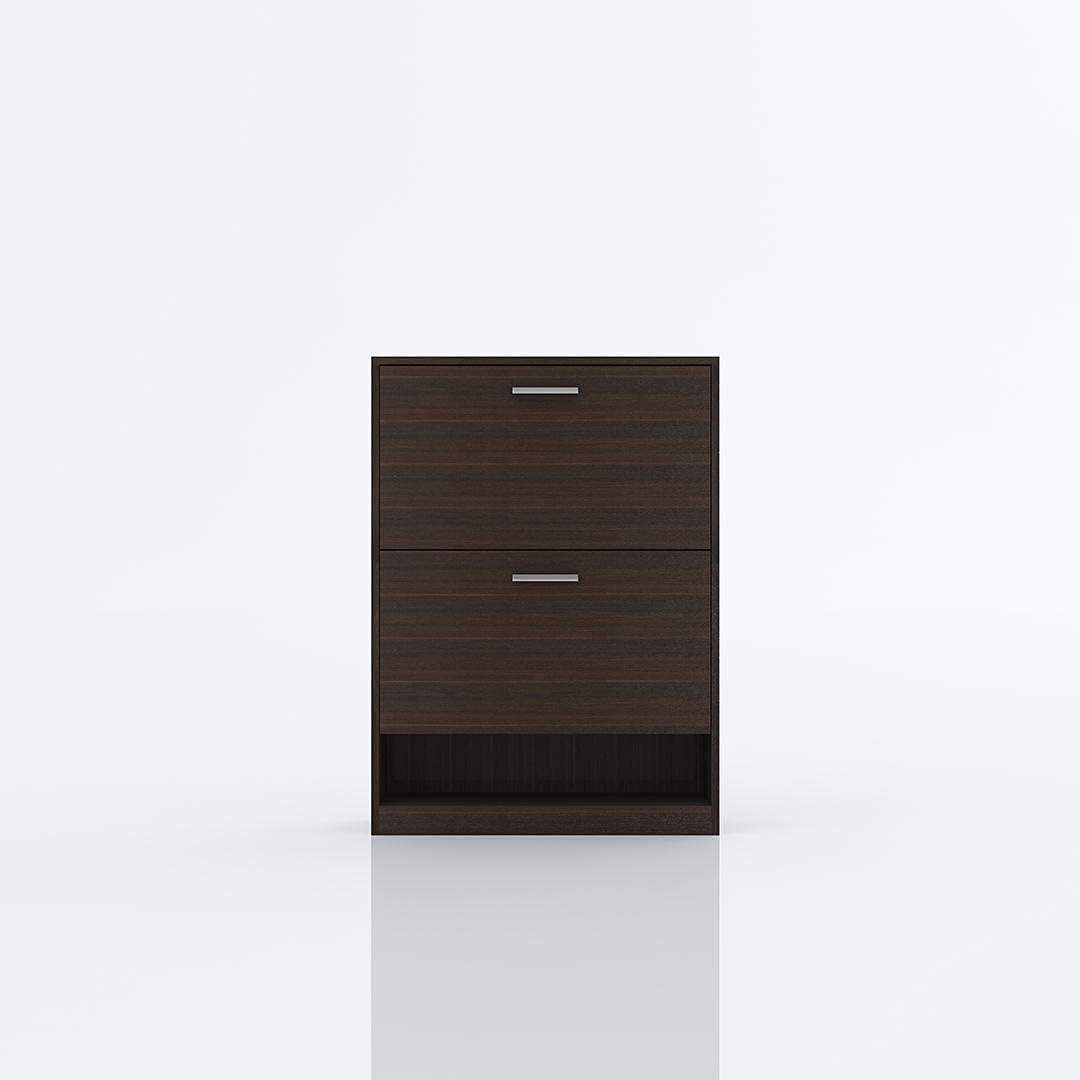 Artistico Shoe Organizer - 3 Levels, 80 cm (W) x 80 cm (D) x 110 cm (H), Brown, Entryway