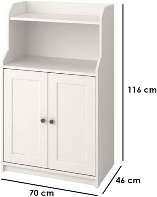 Generic 3-Shelf Modern MDF White Coffee Corner Unit