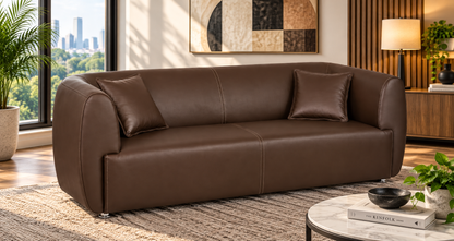 Modern Curved 3-Seater Sofa