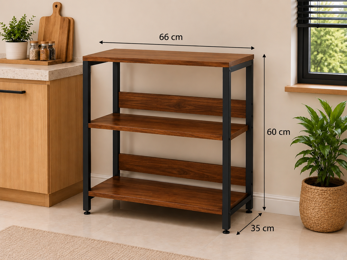 Modern 3-Tier Industrial Storage Shelf
