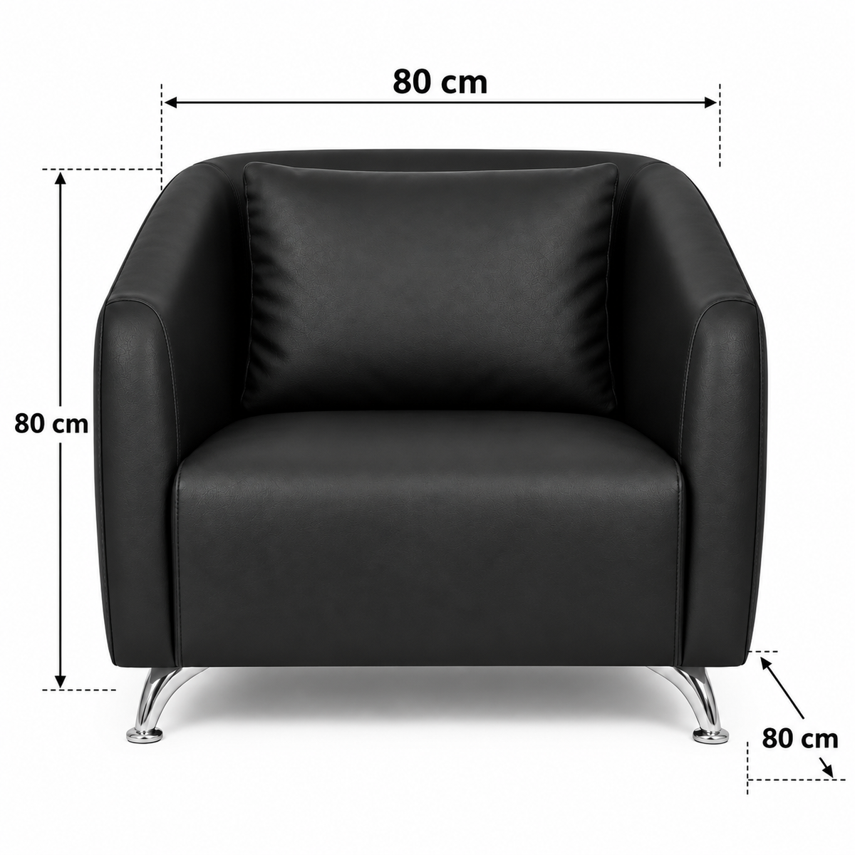 Contemporary Armchair with Cushion