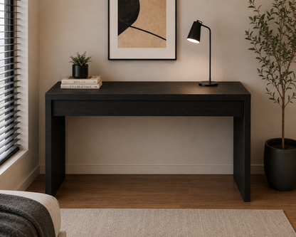 Convenience Concepts Northfield Hall Console Desk Table, 48(L) x 15.5(W) x 28"(H), Black
