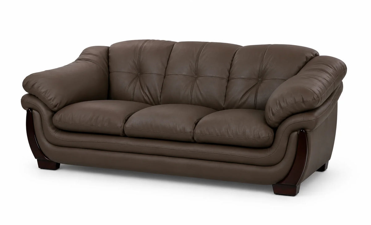 Classic Tufted 3-Seater Sofa with Curved Arms