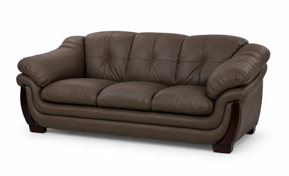 Classic Tufted 3-Seater Sofa with Curved Arms