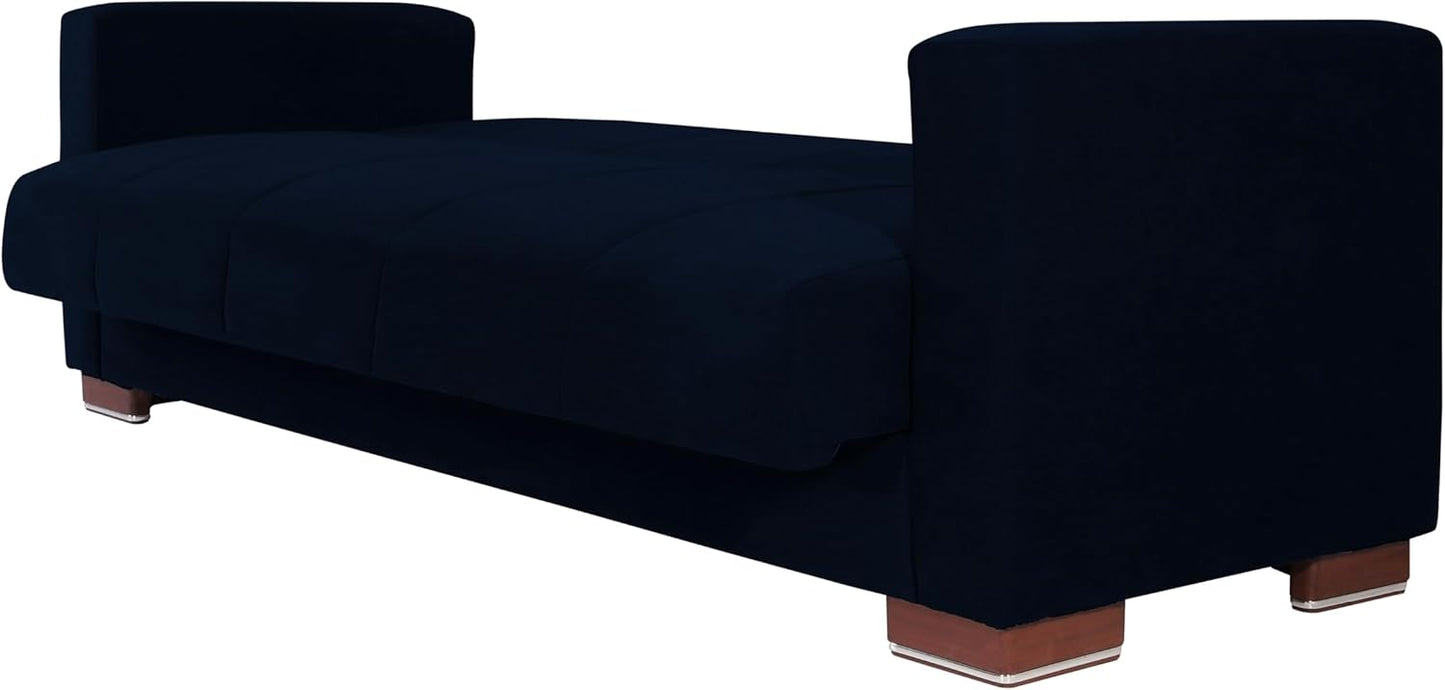 Aldora viola three seater sofa bed-blue