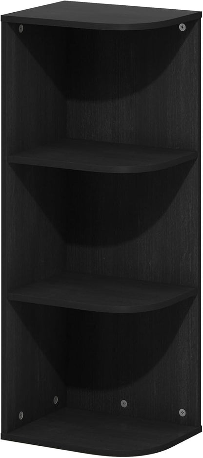 Furinno Luder Shelf Bookcase with 1 Door Storage Cabinet, White