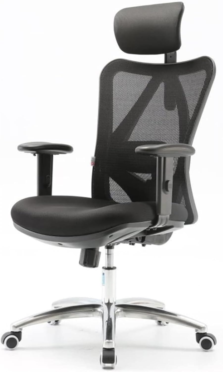 SoOSSN Office Chair,Adjustable Height Ergonomic High Back Desk Chair with Lumbar Support & Comfortable Headrest