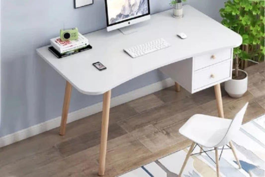 Modern Wooden Desk Without Chair