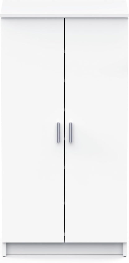 habeig Shoe Cabinet, Chest of Drawers, Cupboard, Wooden Cupboard, Shoe Rack, Hallway Cabinet, (White) Wardrobe, Bedroom
