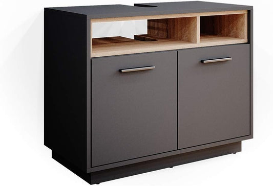 Vicco Beatrice Vanity Unit 80 cm Anthracite Sonoma