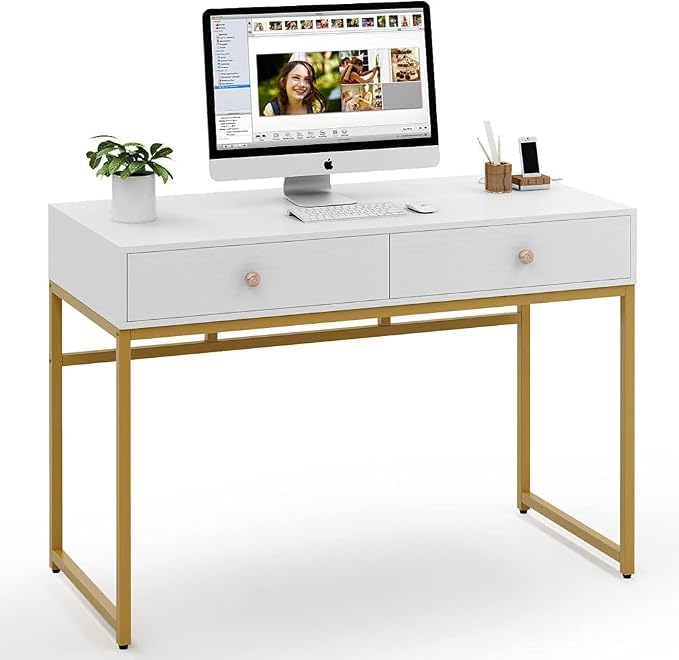 Modern Makeup Vanity Console Table