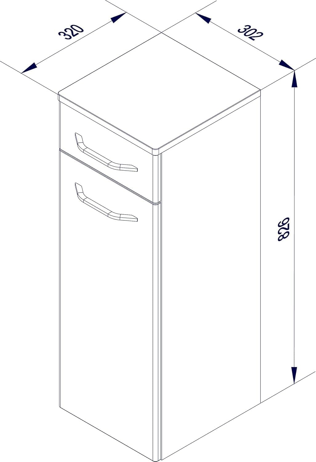 FurniFlex Swinging Door Wardrobe with Mirror, 212 cm x 213 cm Size, White