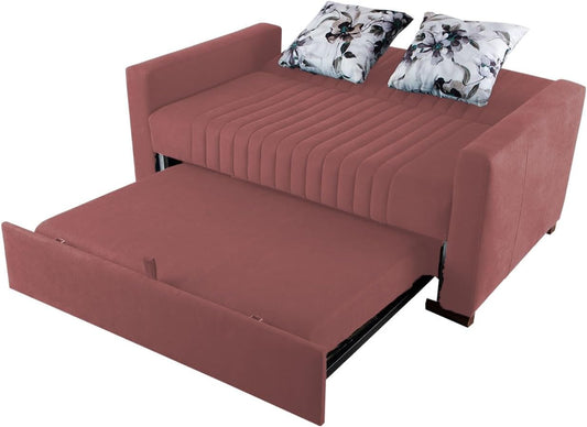 Aldora imza tow seater sofa bed_cashmere