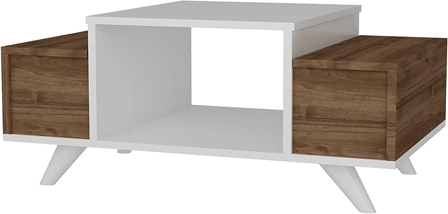 Domani coffee table brown*white - c041