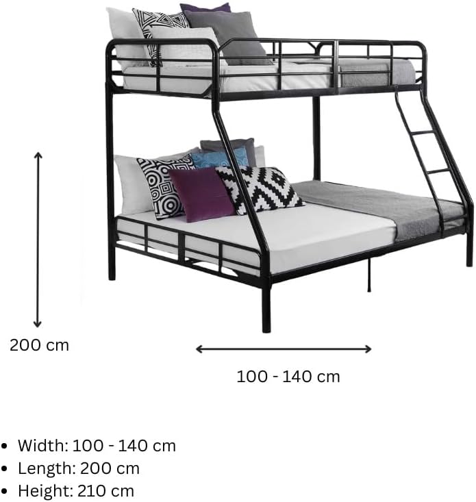 Manzzeli RONI 2 LEVELS BED-K02, 31D x 36H x 55W
