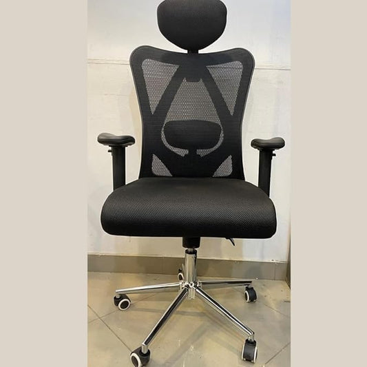 SIHOO Ergonomic Office Chair, Breathable Mesh High Back Desk Chair with Adjustable Headrest and Lumbar Support (Black)