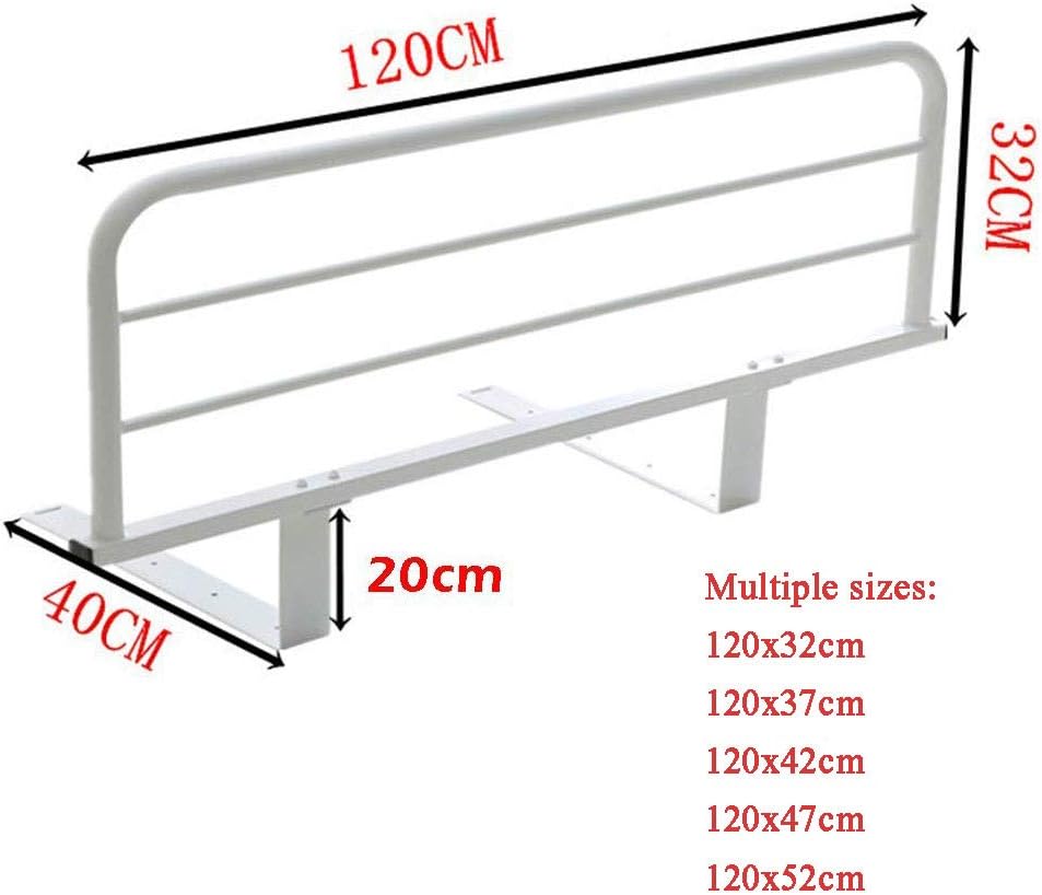 Bed Handrails, Bed Rail Safety Supports, Safety Side Guard Bed Guardrails, Elderly and Assisted Handling Obstacle Bed Guardrails,120x42cm