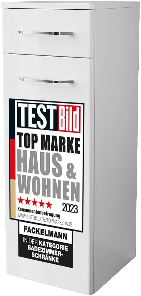 FurniFlex Swinging Door Wardrobe with Mirror, 212 cm x 213 cm Size, White
