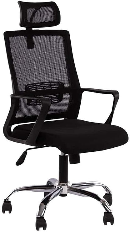 furvive furniture Steven Manager Office Chair, Black