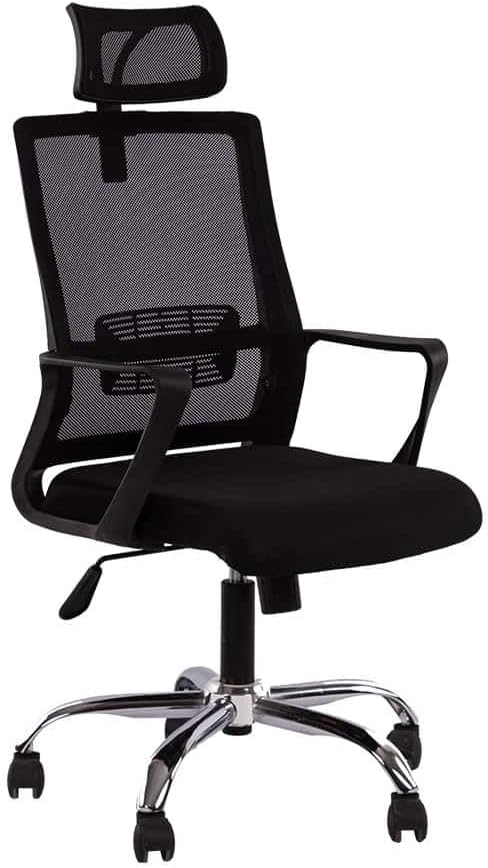 furvive furniture Steven Manager Office Chair, Black