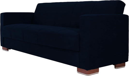 Aldora viola three seater sofa bed-blue