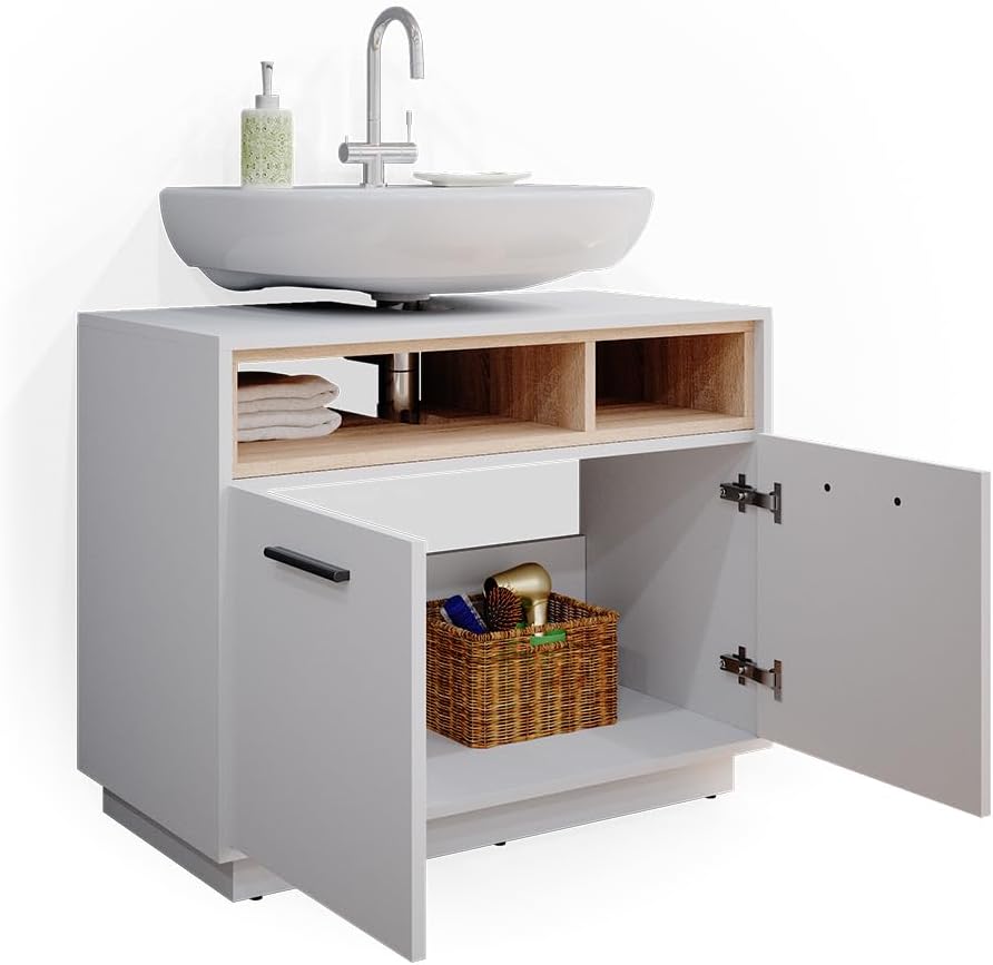 Vicco Beatrice Vanity Unit 80 cm White Sonoma