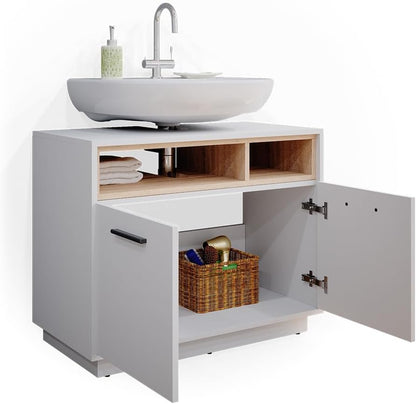 Vicco Beatrice Vanity Unit 80 cm White Sonoma