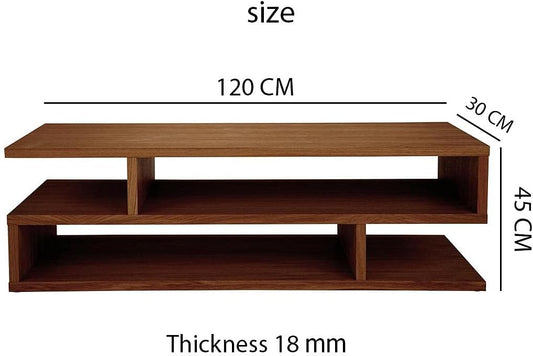 Riga Modern Tv Table Brown 120 Cm