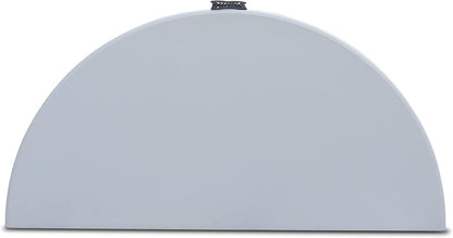 Malabar 8 Seater Foldable Round Table 5 FT | Portable Dining Table | Patio Folding Table with Carrying Handle for Indoor, Outdoor, Picnic, Party, Camping | Banquet Table | Folding Table for Home