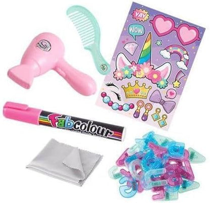 3-In-1 Fabstudio Vanity Easel For Kids - Pink/Blue