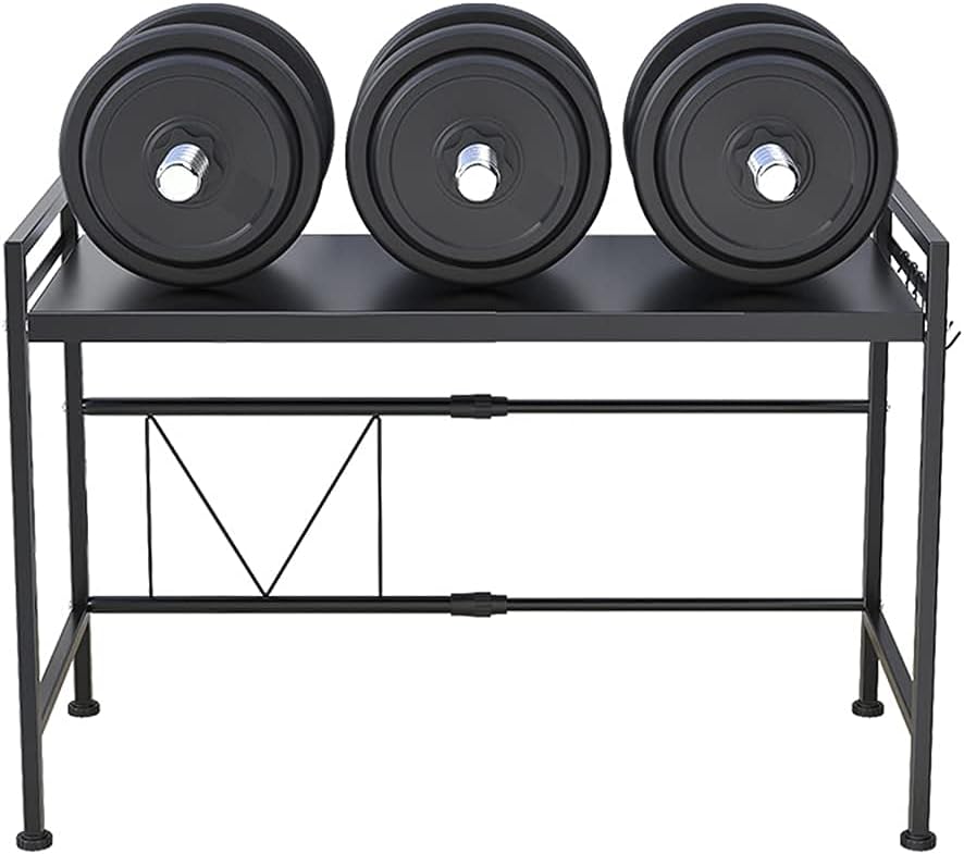Peniogar Microwave Shelf 2 Tier Expandable and Height Adjustable Microwave Oven Rack Oven Countertop Stand Kitchen Counter Shelf with 3 Hooks Black