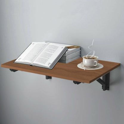 Home Gallery Wall mounted folding desk 60 x 40 cm brown x black