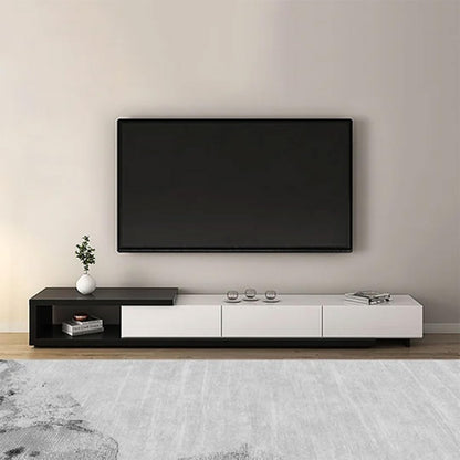 Almaz House Modern TV Unit 255cm Black & White