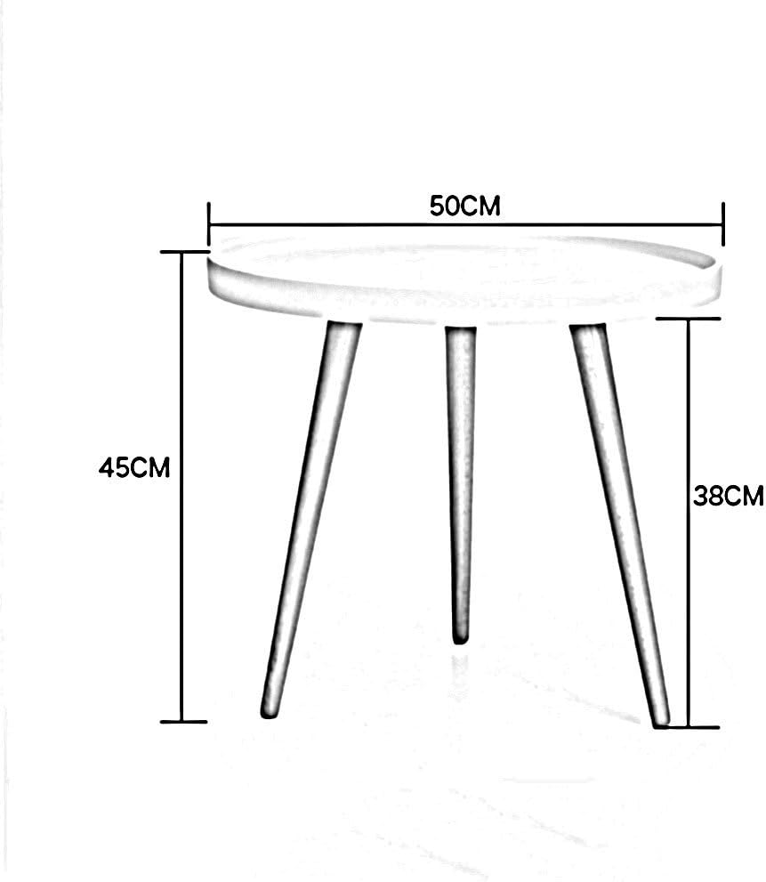 CHOUCHOU Durable Tables Desk Nightstand Coffee Side Sofa Tea Reading Writing Corner Office Leisure Living Room Kitchen (color : White),Colour:White (Color : White)